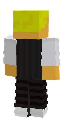 Black skin: body, back render
