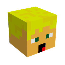 Black skin: head render