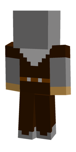 Black skin: body, back render