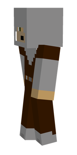 Black skin: body, left side render