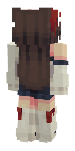 Orange skin: body, back render