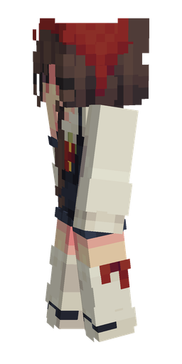 Orange skin: body, left side render