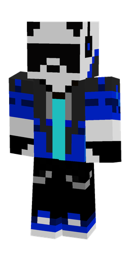 Black skin: body, front render