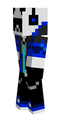 Black skin: body, left side render