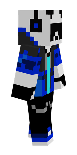 Black skin: body, right side render