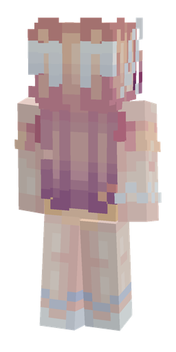 Orange skin: body, back render
