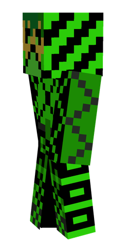 Black skin: body, left side render