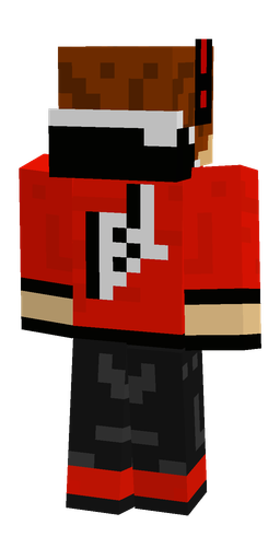 Black skin: body, back render