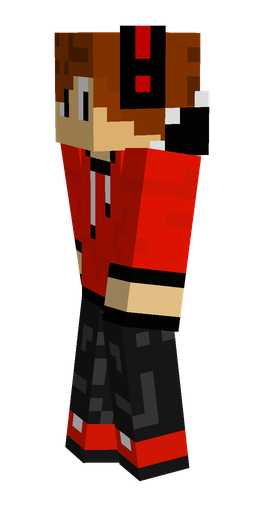 Black skin: body, left side render