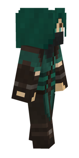 Brown skin: body, right side render