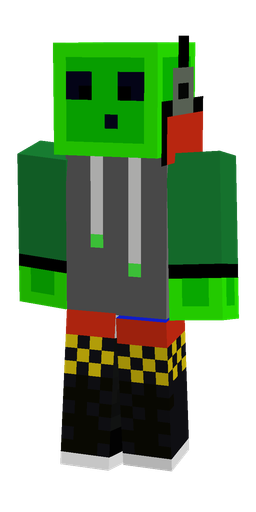 Black skin: body, front render