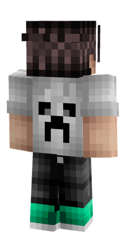 Black skin: body, back render