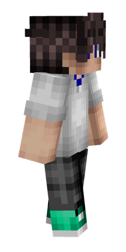 Black skin: body, right side render