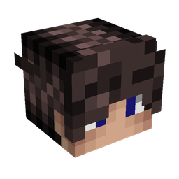 Black skin: head render