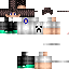 Black skin: raw texture render
