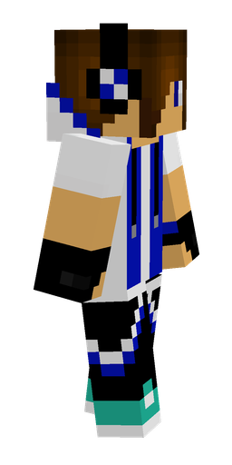 Black skin: body, right side render