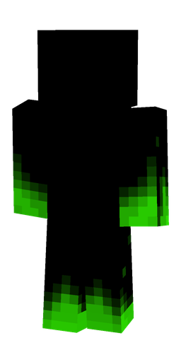 Black skin: body, back render