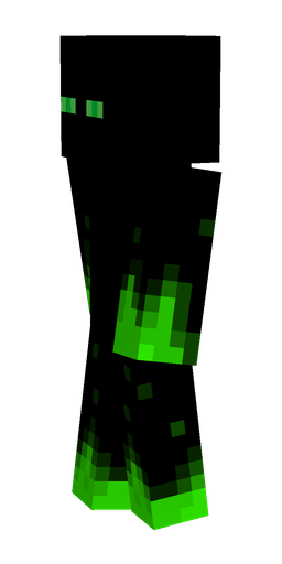 Black skin: body, left side render