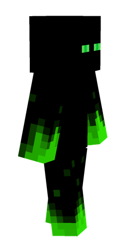 Black skin: body, right side render