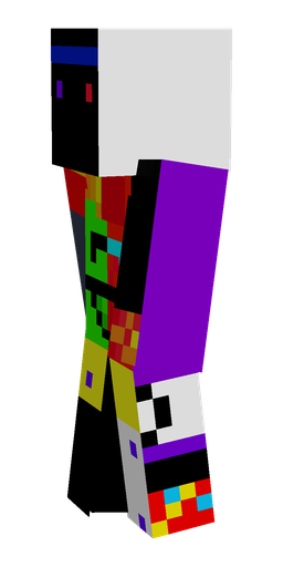 Black skin: body, left side render
