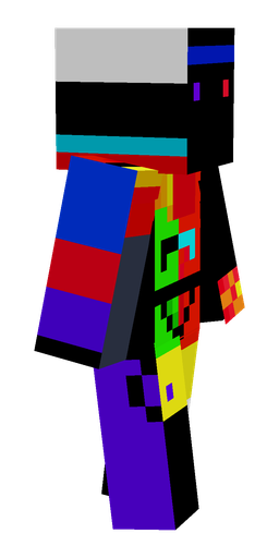 Black skin: body, right side render