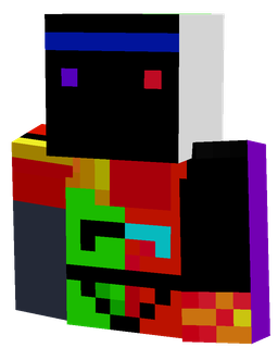 Black skin: bust render