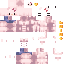 Classic skin: raw texture render