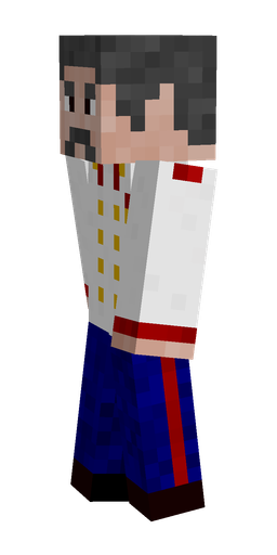 Black skin: body, left side render