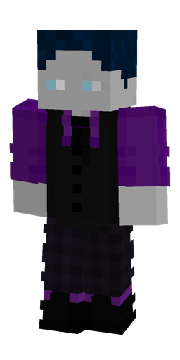 Black skin: body, front render