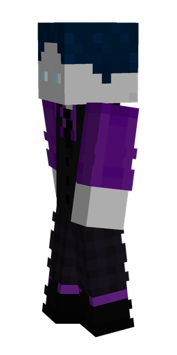 Black skin: body, left side render