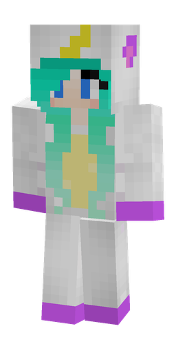 Blue skin: body, front render