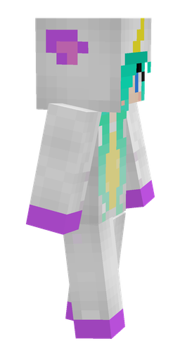 Blue skin: body, right side render