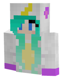 Blue skin: bust render