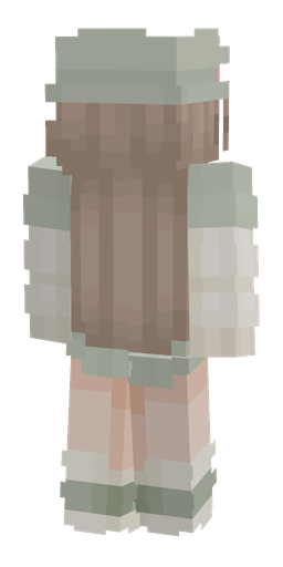 Gray skin: body, back render