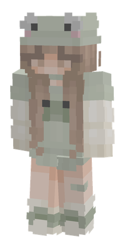 Gray skin: body, front render