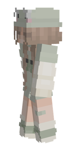 Gray skin: body, left side render