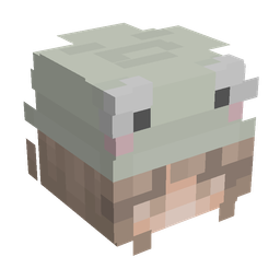 Gray skin: head render