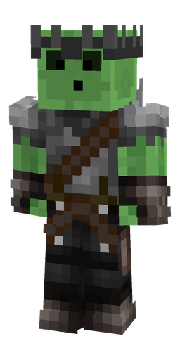Black skin: body, front render