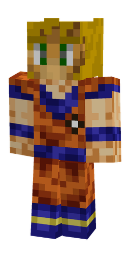 Blue skin: body, front render