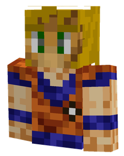 Blue skin: bust render
