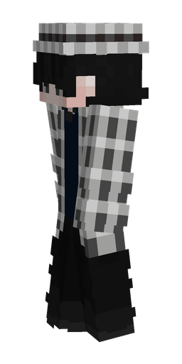 Black skin: body, left side render