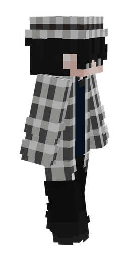 Black skin: body, right side render
