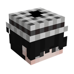 Black skin: head render