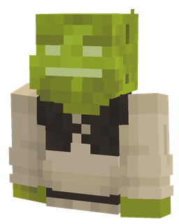 Black skin: bust render