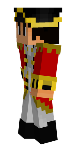 Black skin: body, left side render