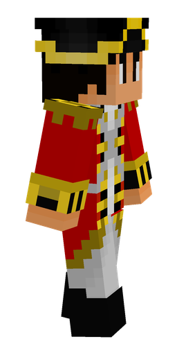Black skin: body, right side render