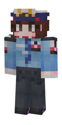 Black skin: body, front render