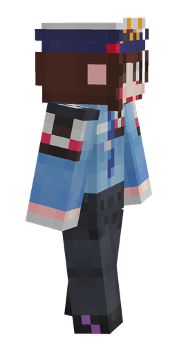 Black skin: body, right side render