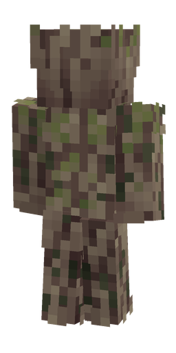 Brown skin: body, back render