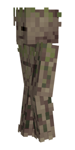 Brown skin: body, left side render